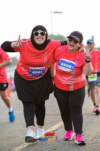 Race photo from CISANGKAN KBP CITY RUN 2025