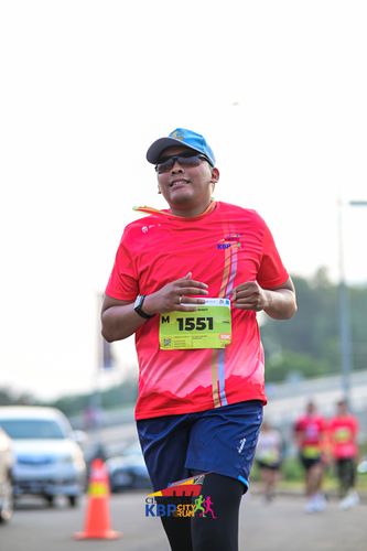 Race photo from CISANGKAN KBP CITY RUN 2025
