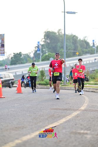 Race photo from CISANGKAN KBP CITY RUN 2025