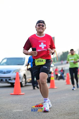 Race photo from CISANGKAN KBP CITY RUN 2025