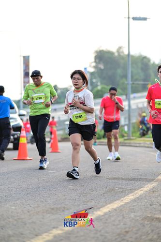 Race photo from CISANGKAN KBP CITY RUN 2025