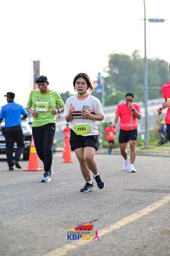 Race photo from CISANGKAN KBP CITY RUN 2025