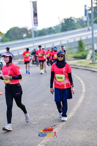 Race photo from CISANGKAN KBP CITY RUN 2025