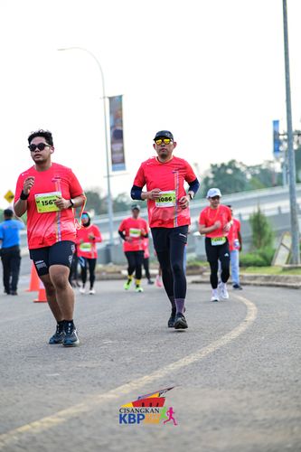 Race photo from CISANGKAN KBP CITY RUN 2025