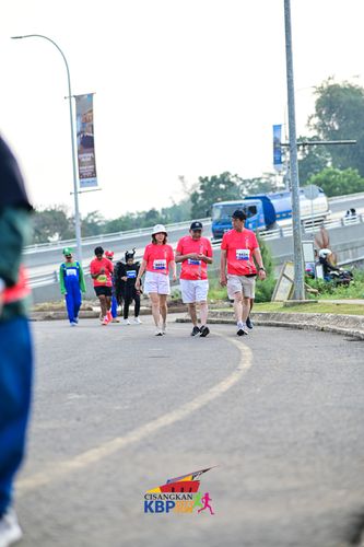 Race photo from CISANGKAN KBP CITY RUN 2025