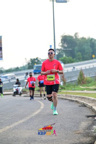 Race photo from CISANGKAN KBP CITY RUN 2025