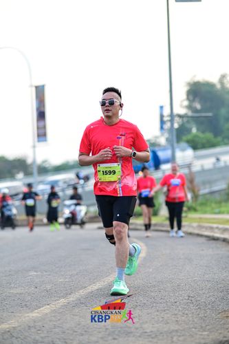 Race photo from CISANGKAN KBP CITY RUN 2025