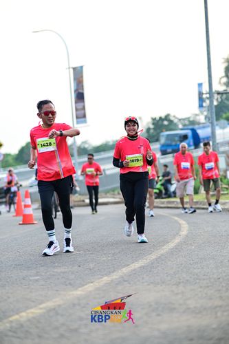 Race photo from CISANGKAN KBP CITY RUN 2025