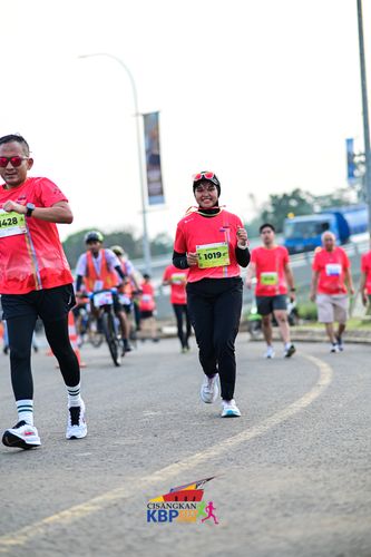 Race photo from CISANGKAN KBP CITY RUN 2025