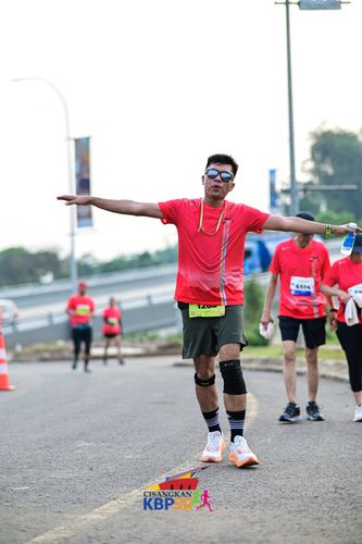 Race photo from CISANGKAN KBP CITY RUN 2025