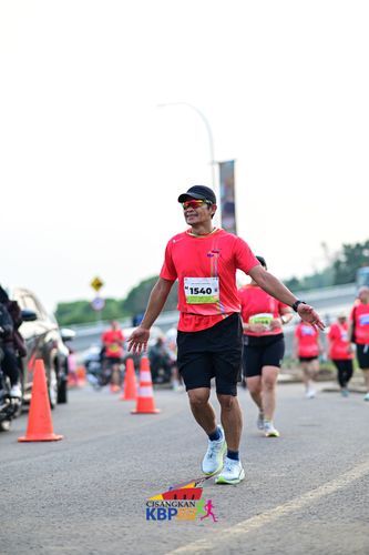 Race photo from CISANGKAN KBP CITY RUN 2025