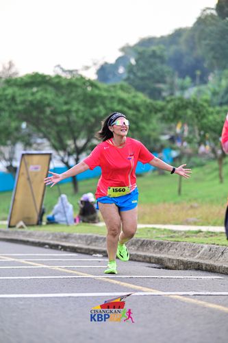 Race photo from CISANGKAN KBP CITY RUN 2025