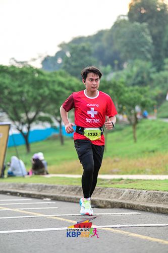 Race photo from CISANGKAN KBP CITY RUN 2025