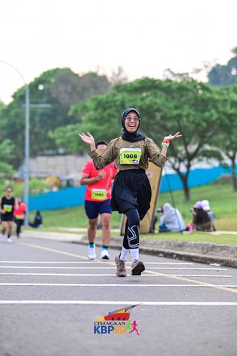 Race photo from CISANGKAN KBP CITY RUN 2025