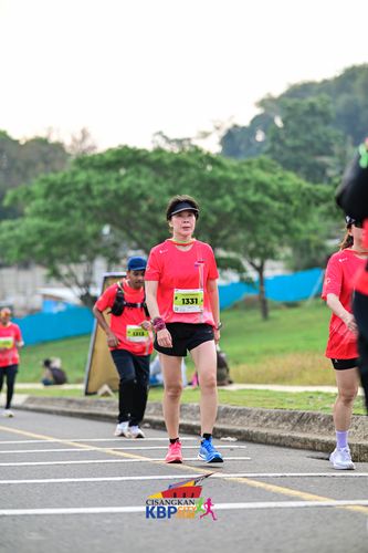 Race photo from CISANGKAN KBP CITY RUN 2025