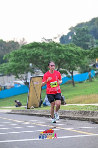 Race photo from CISANGKAN KBP CITY RUN 2025