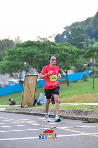 Race photo from CISANGKAN KBP CITY RUN 2025