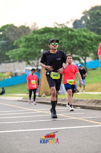 Race photo from CISANGKAN KBP CITY RUN 2025