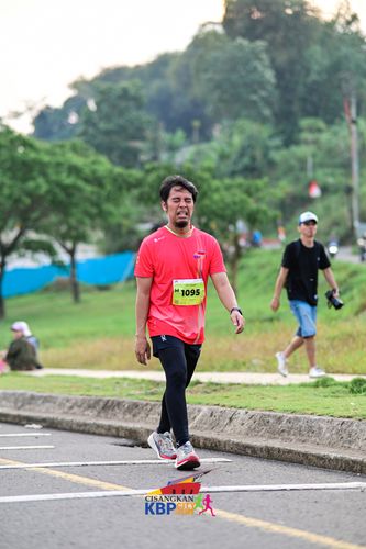 Race photo from CISANGKAN KBP CITY RUN 2025