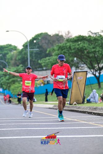 Race photo from CISANGKAN KBP CITY RUN 2025