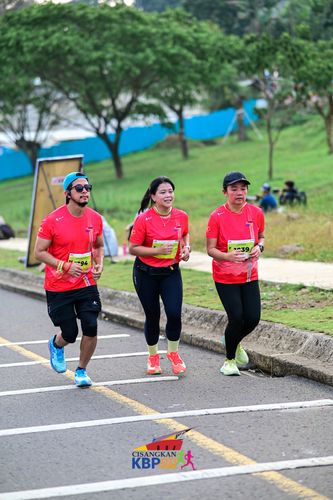 Race photo from CISANGKAN KBP CITY RUN 2025