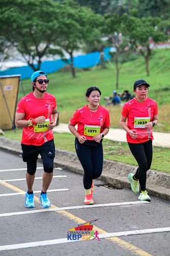 Race photo from CISANGKAN KBP CITY RUN 2025