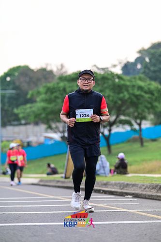 Race photo from CISANGKAN KBP CITY RUN 2025
