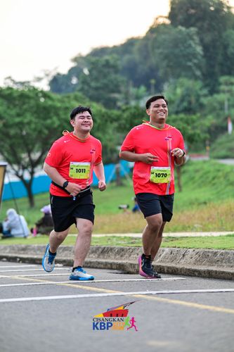 Race photo from CISANGKAN KBP CITY RUN 2025