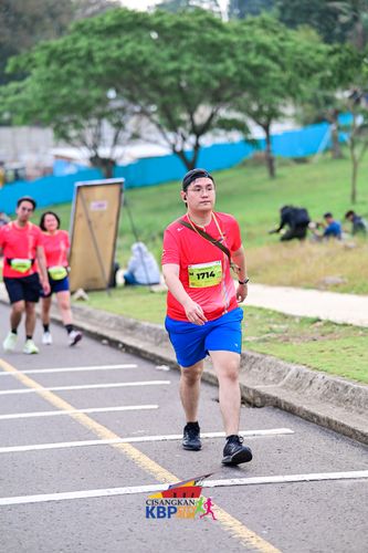 Race photo from CISANGKAN KBP CITY RUN 2025