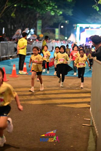 Race photo from CISANGKAN KBP CITY RUN 2025