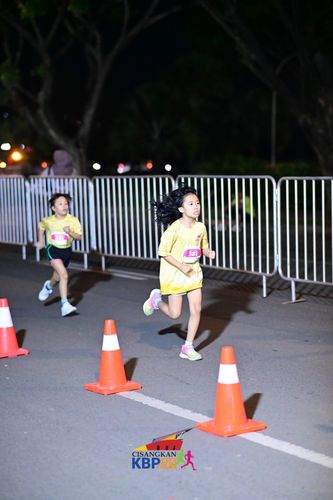Race photo from CISANGKAN KBP CITY RUN 2025