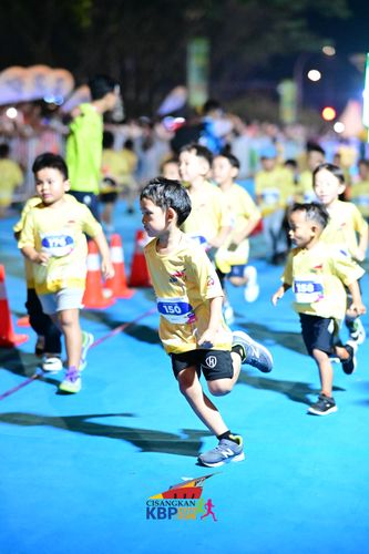 Race photo from CISANGKAN KBP CITY RUN 2025