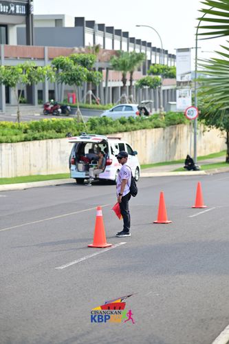 Race photo from CISANGKAN KBP CITY RUN 2025