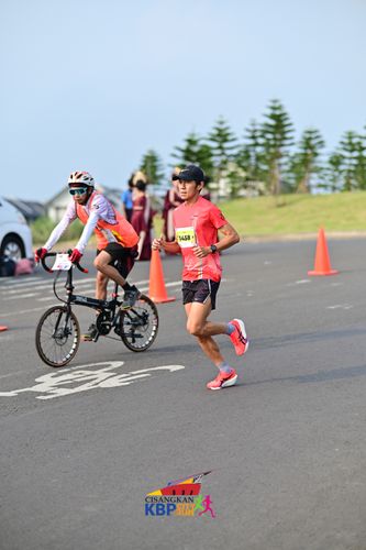Race photo from CISANGKAN KBP CITY RUN 2025