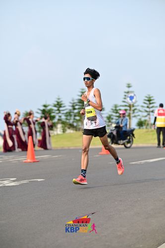 Race photo from CISANGKAN KBP CITY RUN 2025
