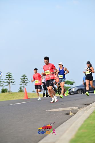 Race photo from CISANGKAN KBP CITY RUN 2025