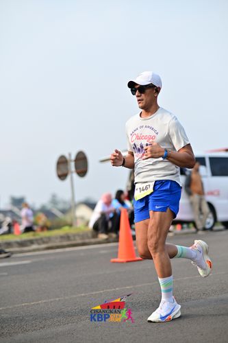 Race photo from CISANGKAN KBP CITY RUN 2025