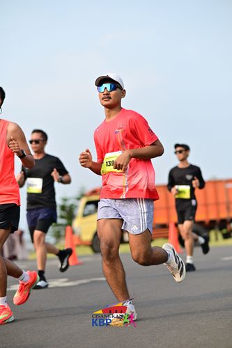 Race photo from CISANGKAN KBP CITY RUN 2025