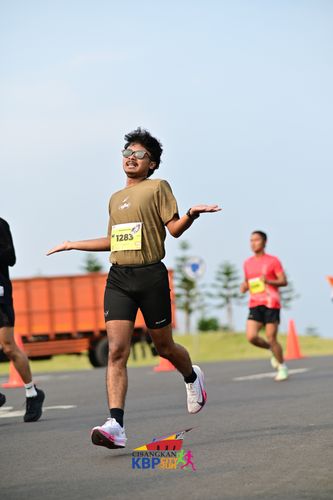 Race photo from CISANGKAN KBP CITY RUN 2025