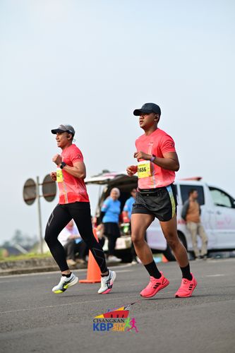 Race photo from CISANGKAN KBP CITY RUN 2025