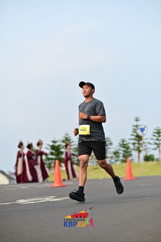 Race photo from CISANGKAN KBP CITY RUN 2025
