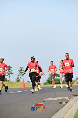 Race photo from CISANGKAN KBP CITY RUN 2025
