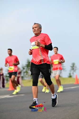 Race photo from CISANGKAN KBP CITY RUN 2025