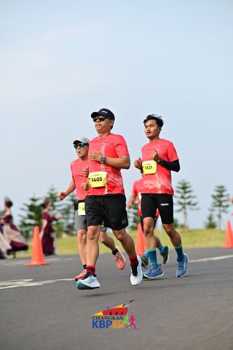 Race photo from CISANGKAN KBP CITY RUN 2025
