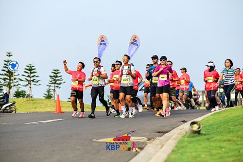Race photo from CISANGKAN KBP CITY RUN 2025