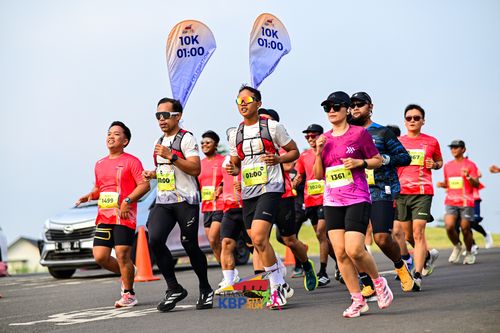 Race photo from CISANGKAN KBP CITY RUN 2025