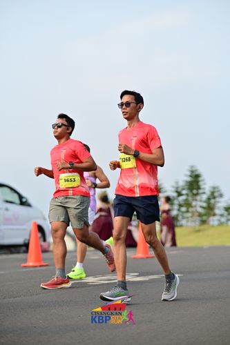 Race photo from CISANGKAN KBP CITY RUN 2025