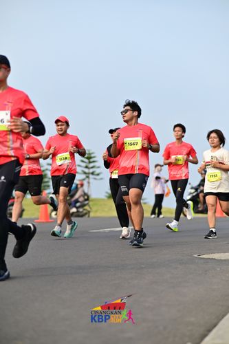 Race photo from CISANGKAN KBP CITY RUN 2025