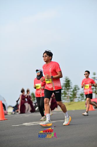 Race photo from CISANGKAN KBP CITY RUN 2025