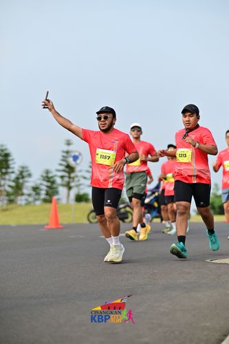 Race photo from CISANGKAN KBP CITY RUN 2025